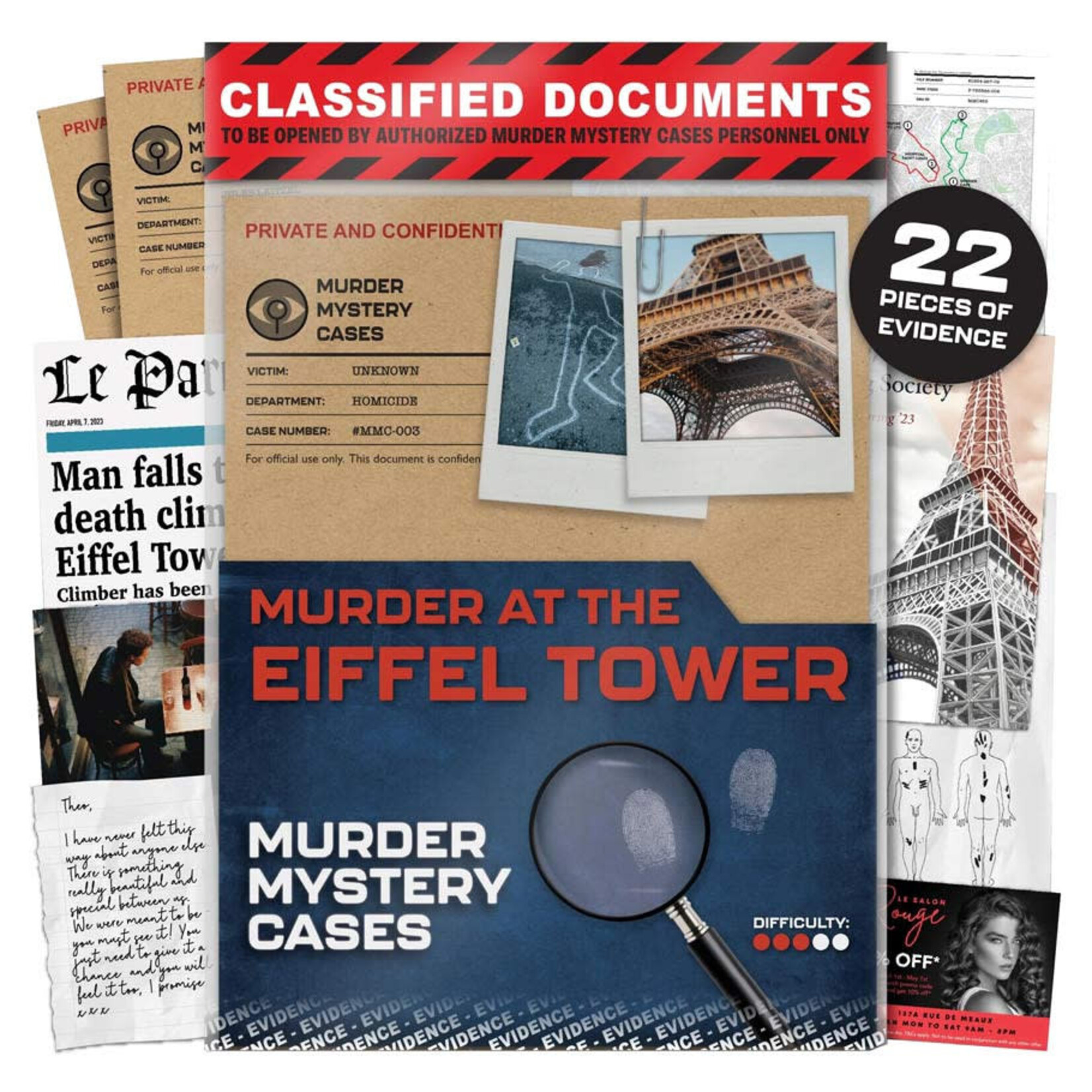 Lucky Egg Murder Mystery Cases: Murder at the Eiffel Tower