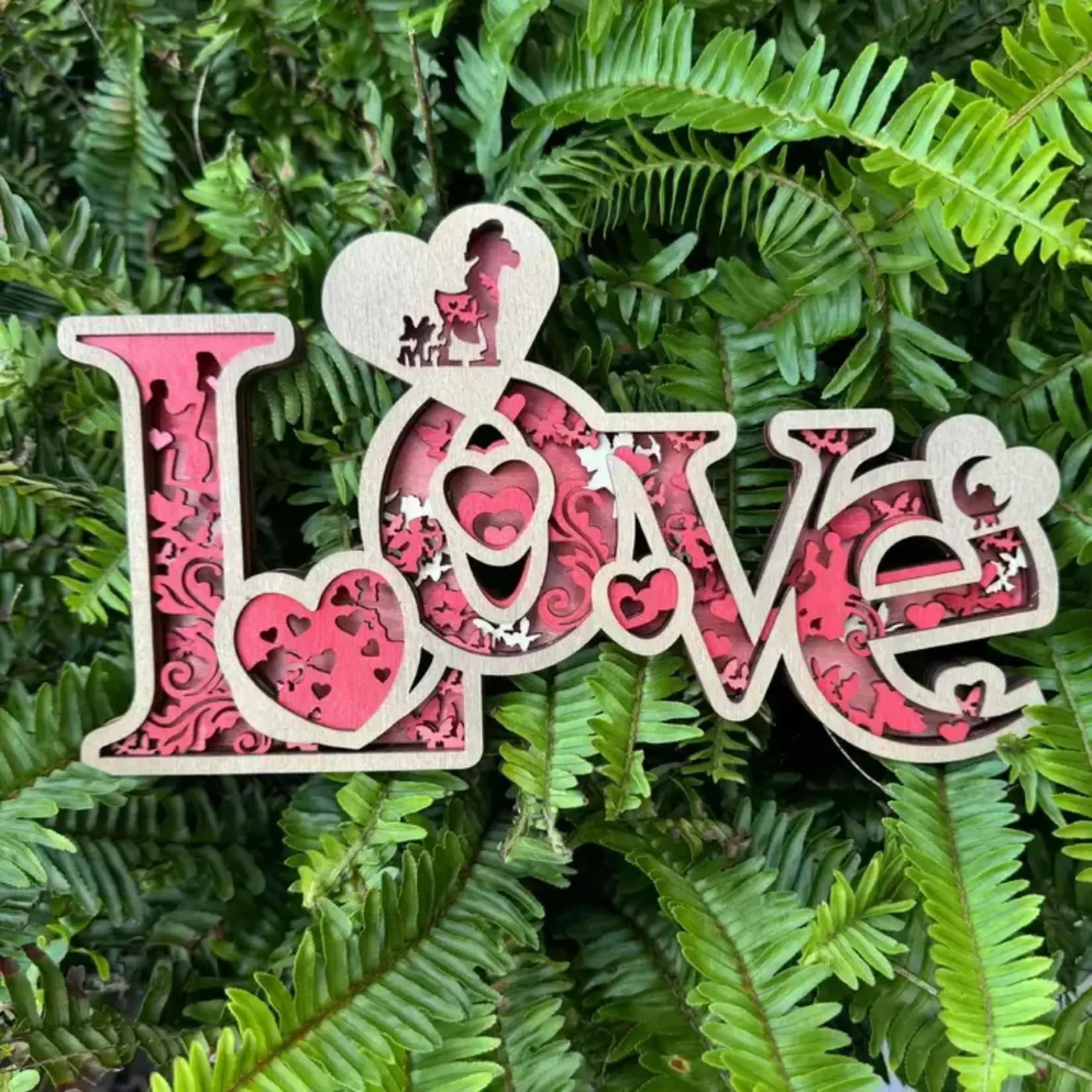 Shelf Sitter- Love Hearts