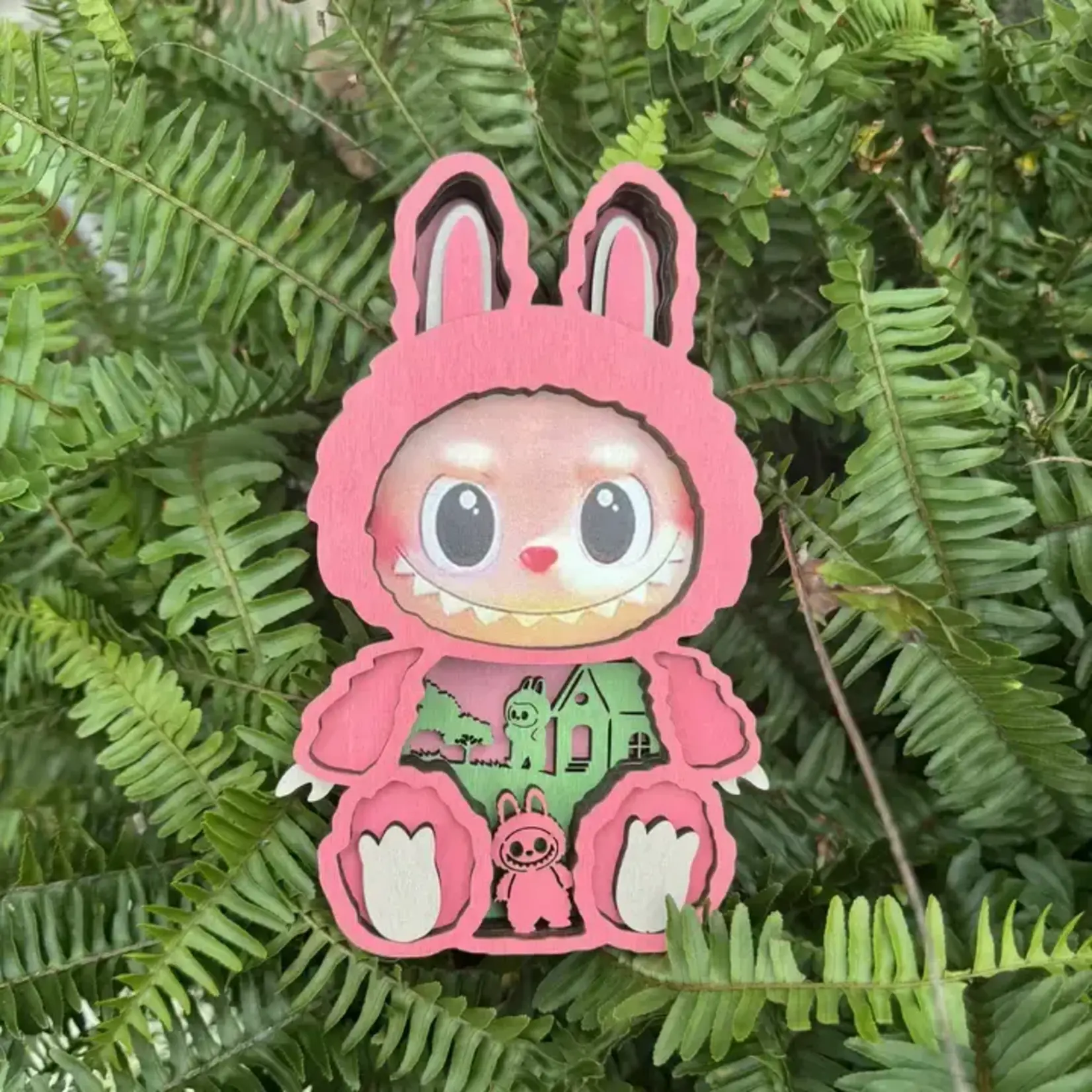 Shelf Sitter- Pink Monster