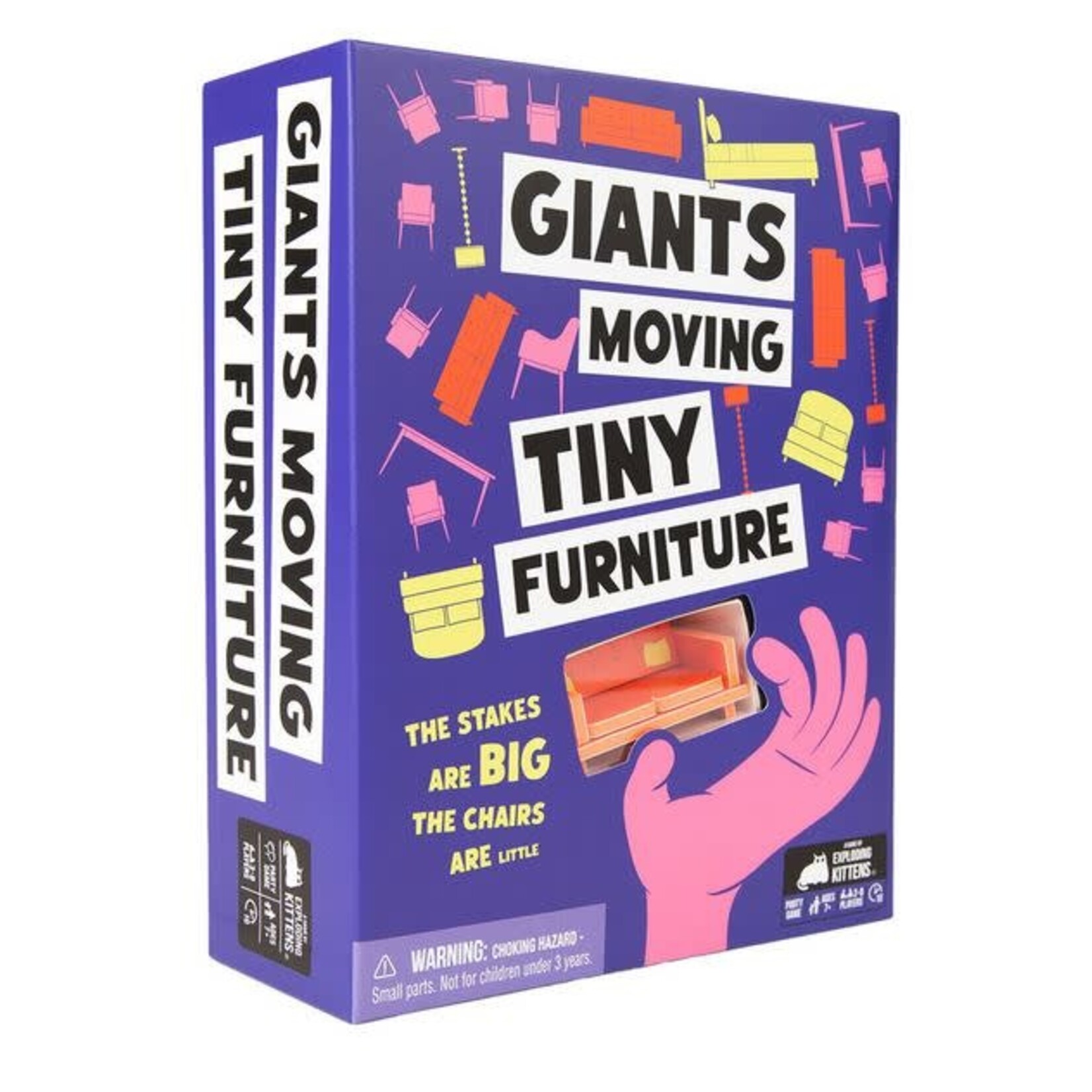 Giants Moving Tiny Furniture