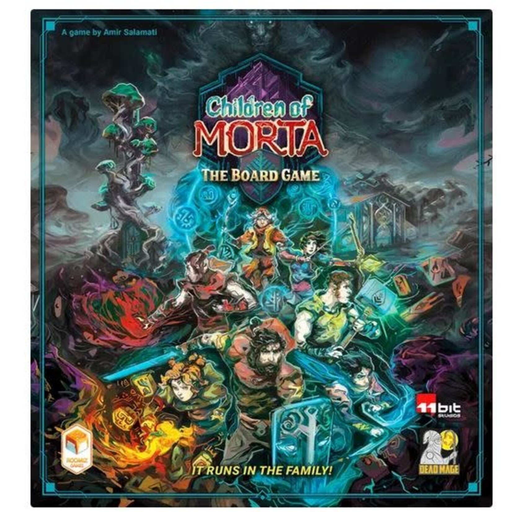 #11024 Children of Morta: The Board Game Kickstarter Edition + Expansion Dragon Cache Used Game