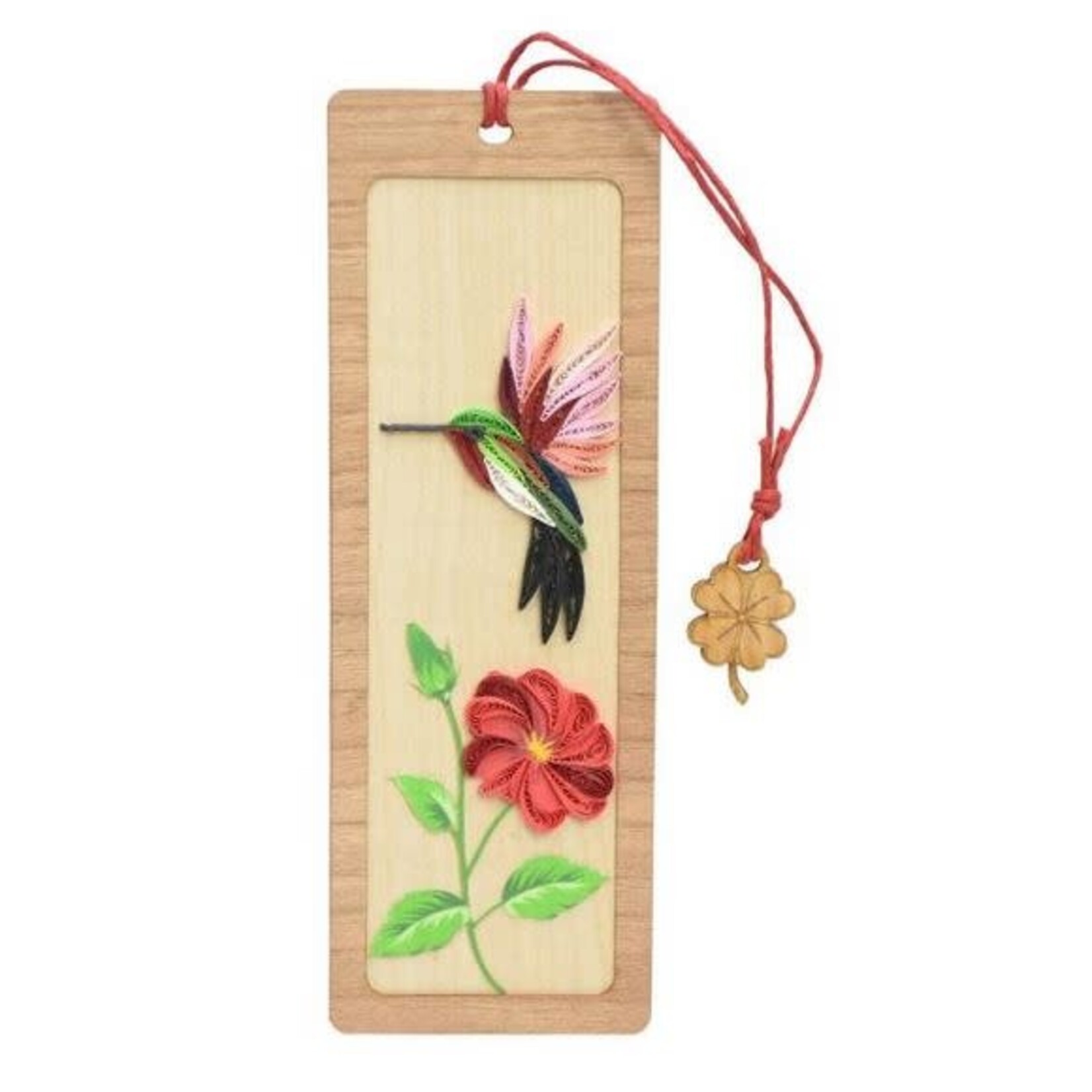 Poppin Cards & Gifts Bookmark - Hand Quilled Hummingbird
