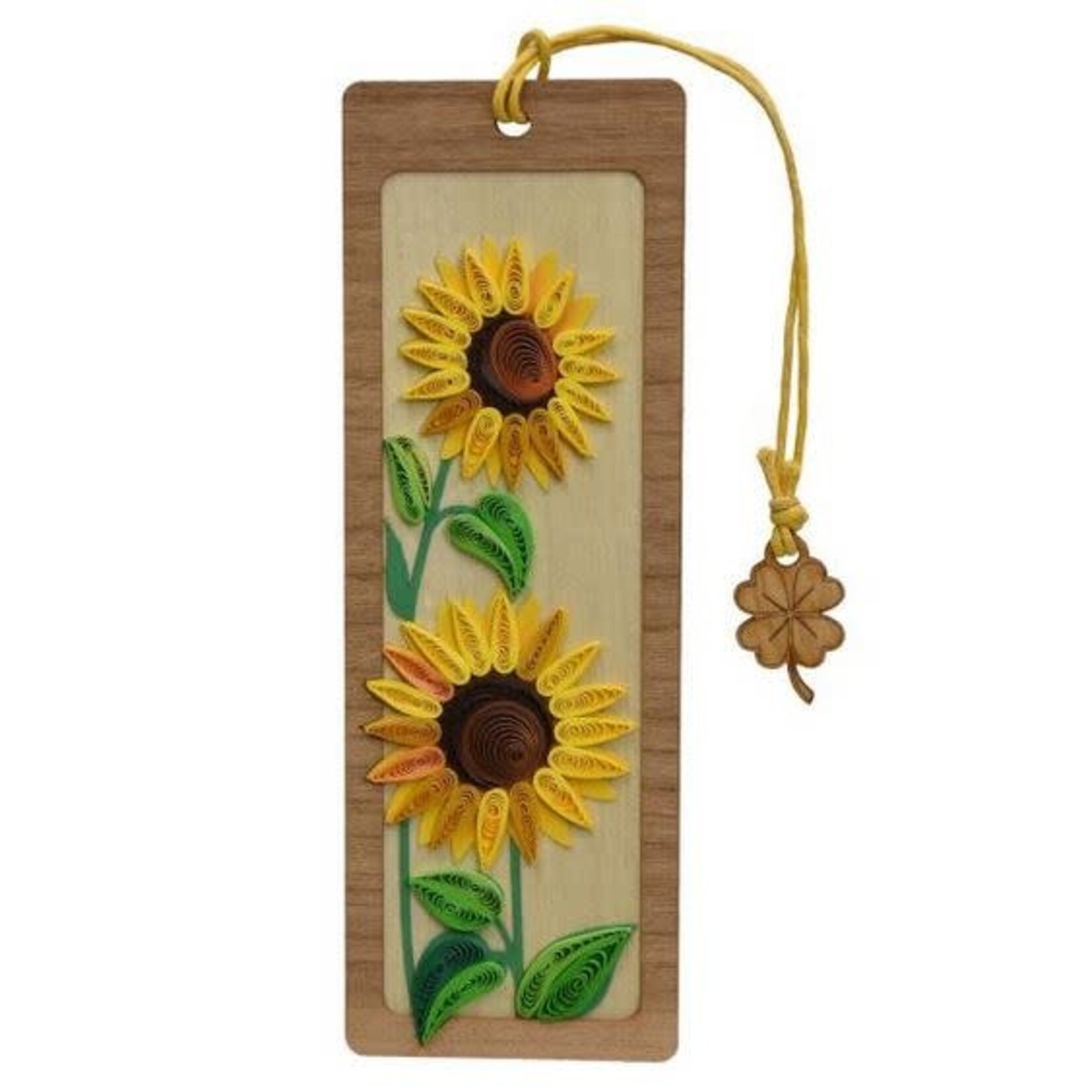 Poppin Cards & Gifts Bookmark - Hand Quilled Sunflowers