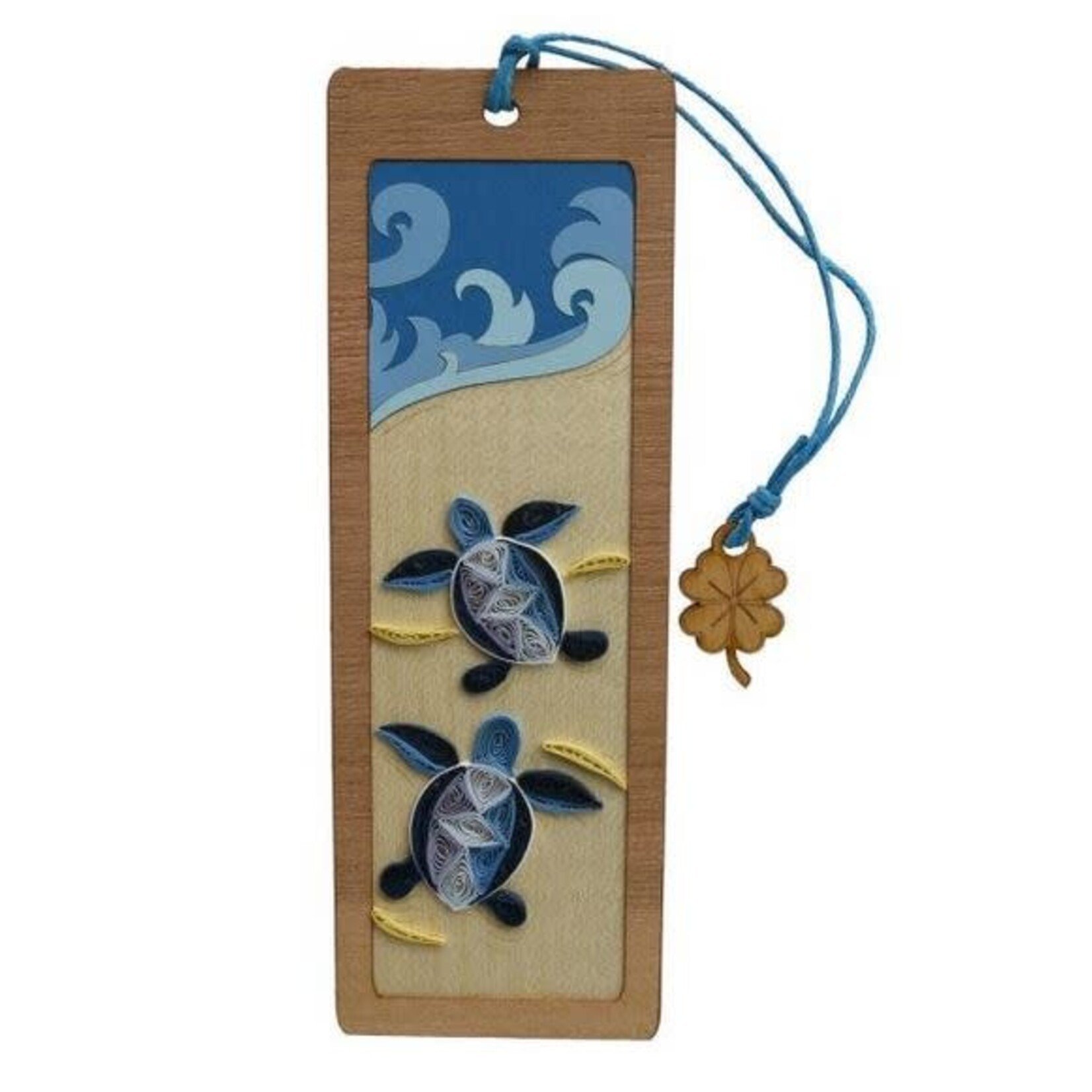 Poppin Cards & Gifts Bookmark - Hand Quilled Baby Sea Turtles
