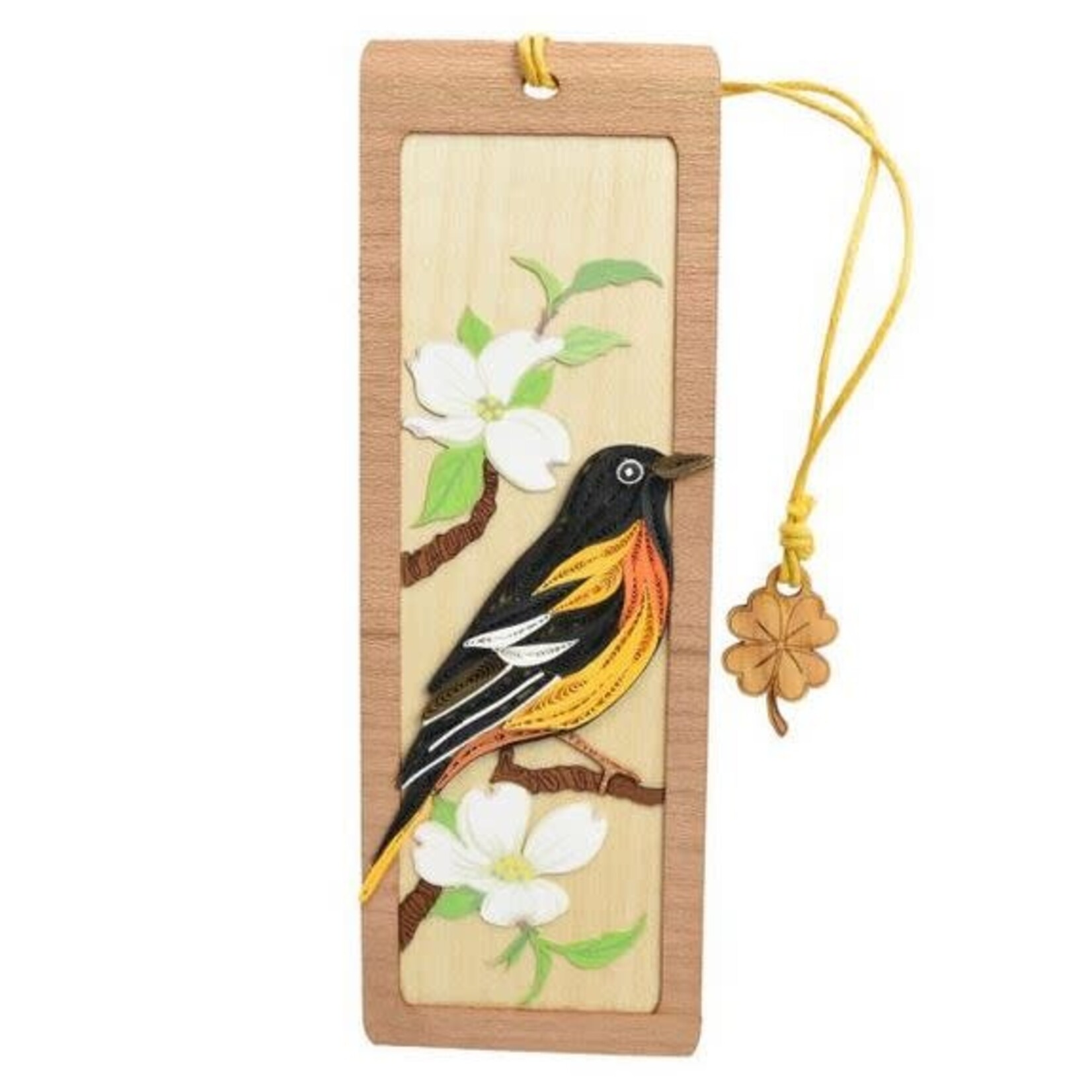 Poppin Cards & Gifts Bookmark - Hand Quilled Oriole