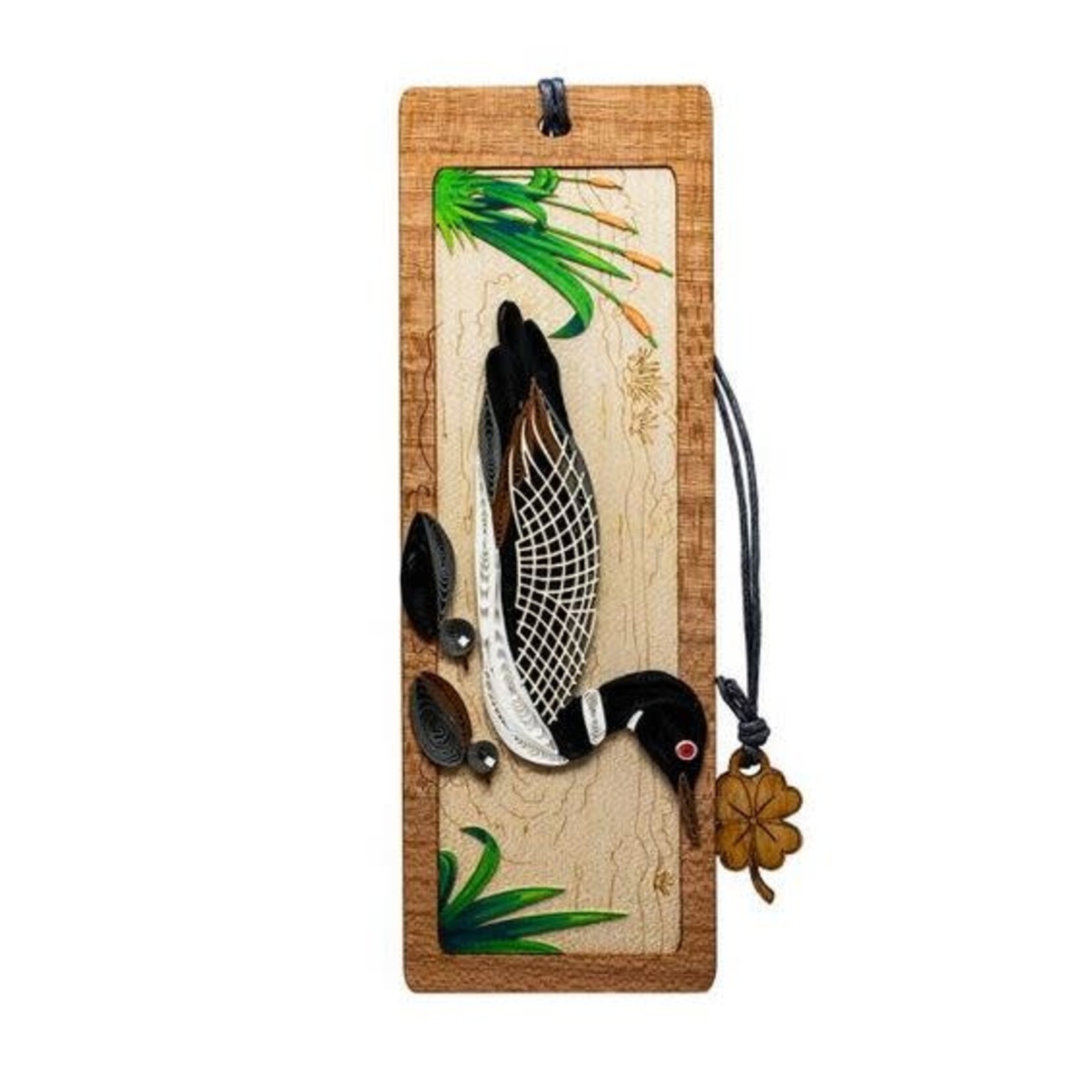 Poppin Cards & Gifts Bookmark - Hand Quilled Loon