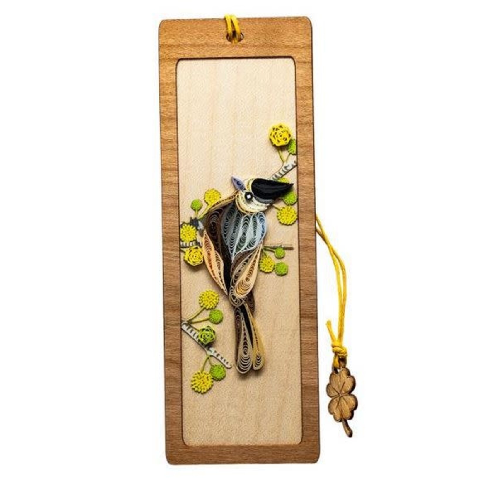 Poppin Cards & Gifts Bookmark - Hand Quilled Tufted Titmouse