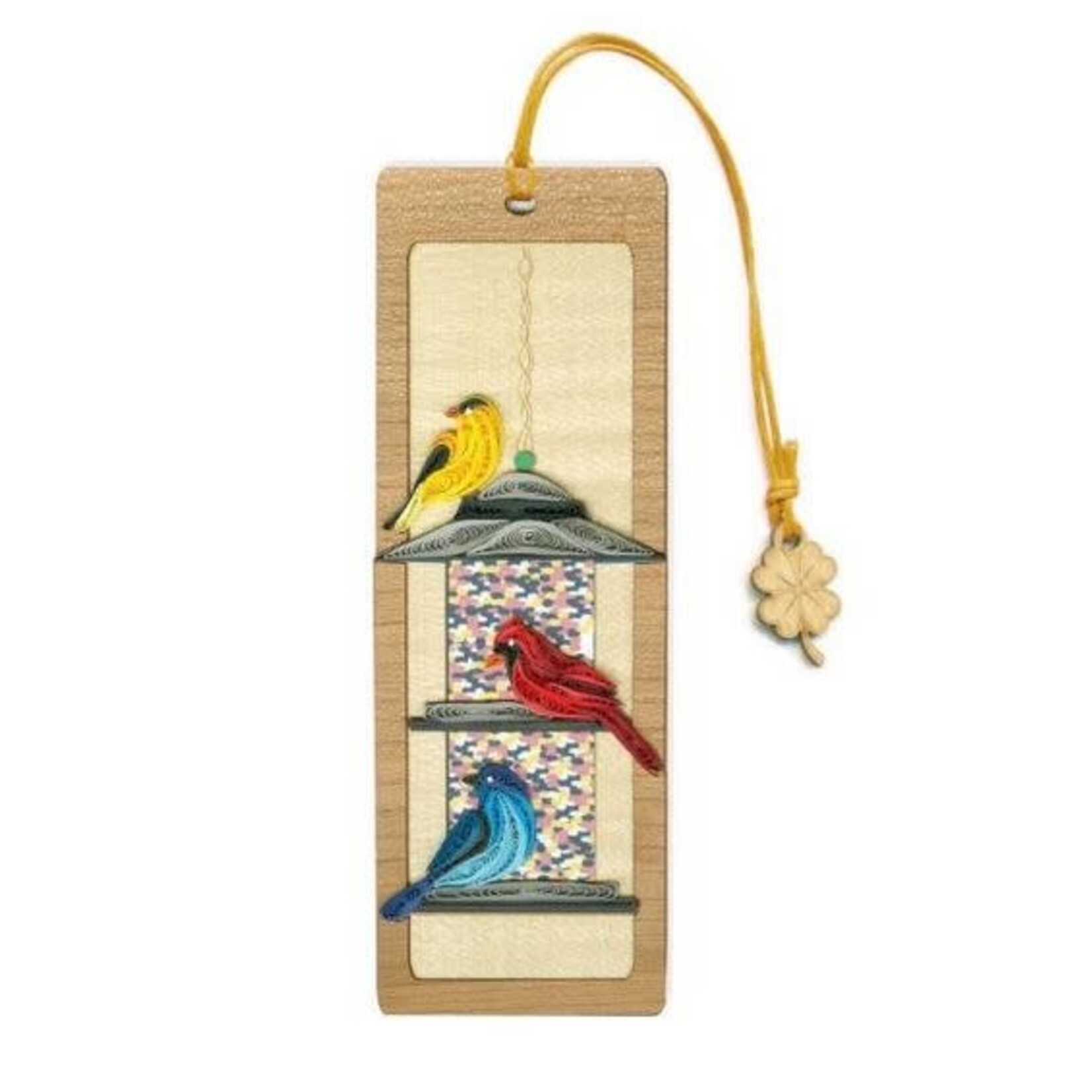 Poppin Cards & Gifts Bookmark - Hand Quilled Bird Feeder