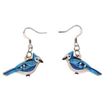 Poppin Cards & Gifts Earrings - Hand Quilled Bluejay