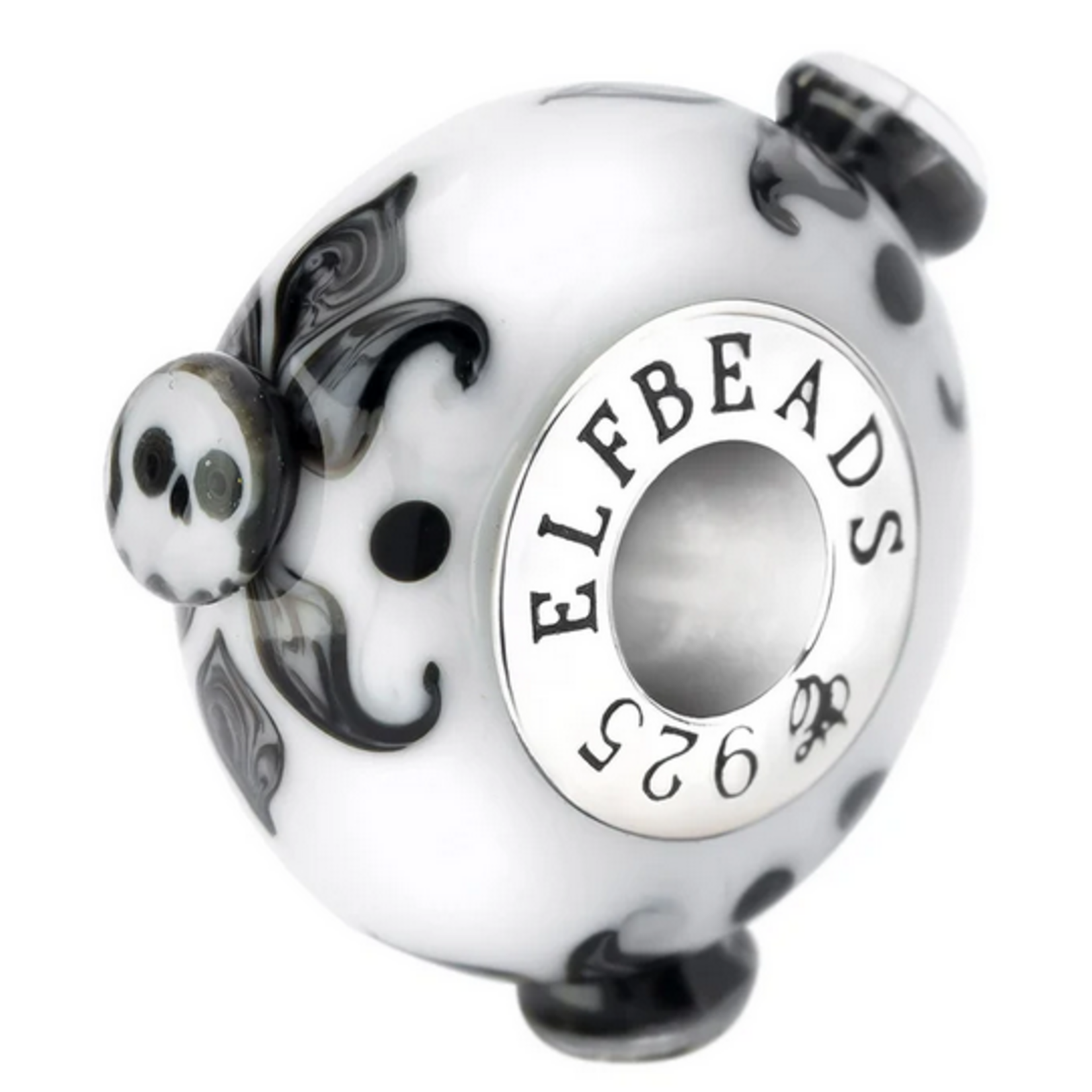 Elfbeads Bone Blossom Charm - Artisan Glass