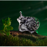 Elfbeads The Fern Snail Guardian Charm - Masterpiece Sterling Silver