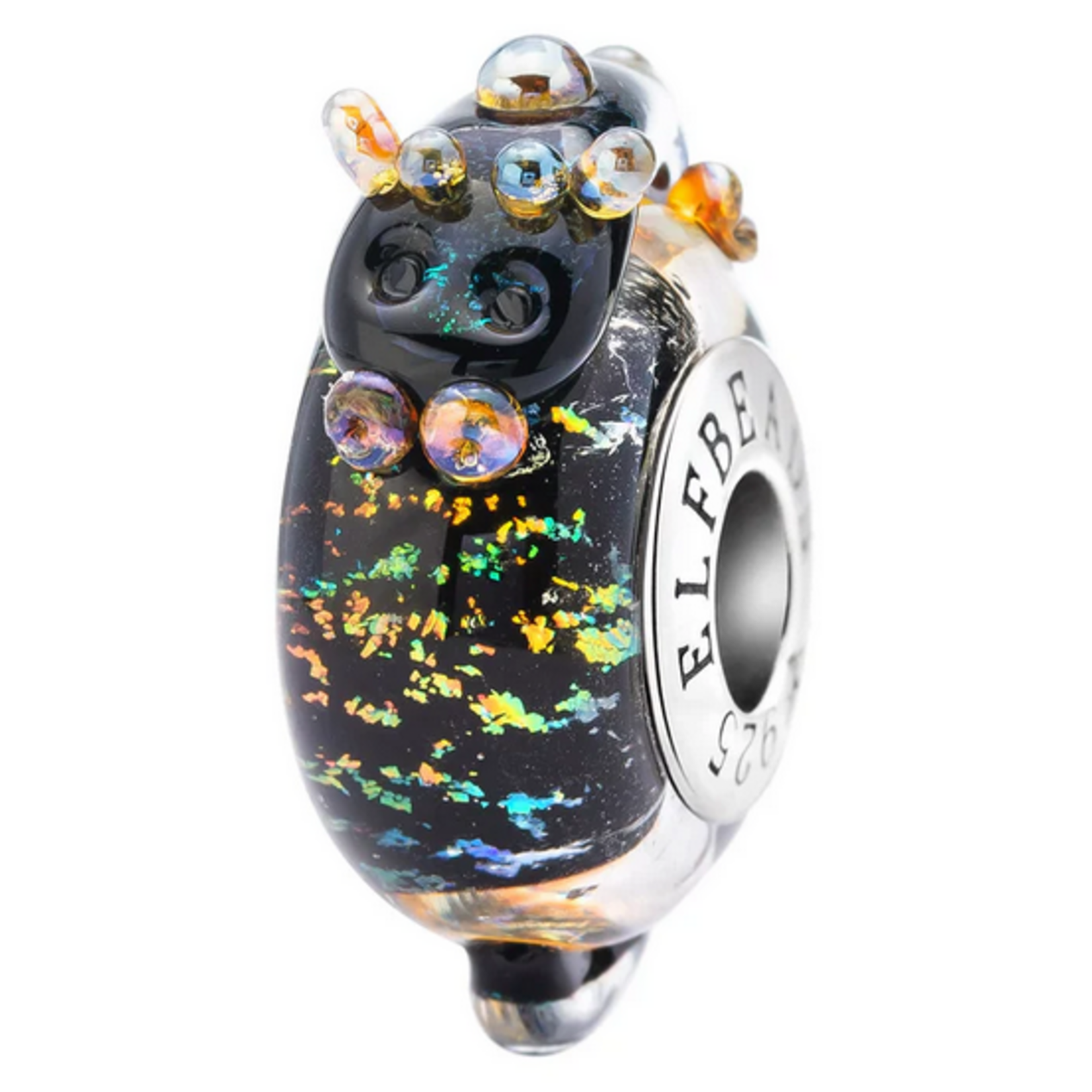 Elfbeads Galaxy Dragon Charm - Artisan Glass