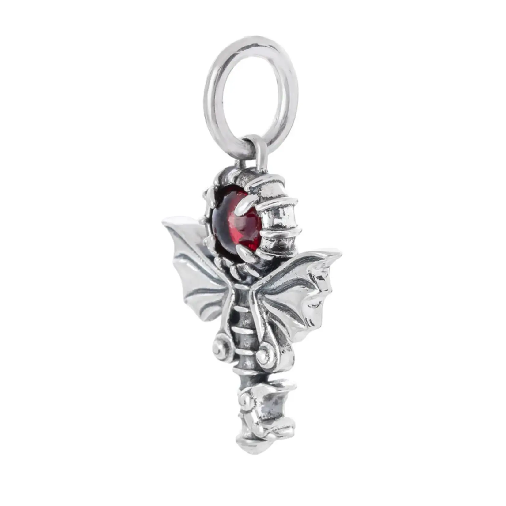 Elfbeads Nightmare Key Dangle Charm - Sterling Silver