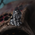 Elfbeads Monster Cat Charm - Sterling Silver