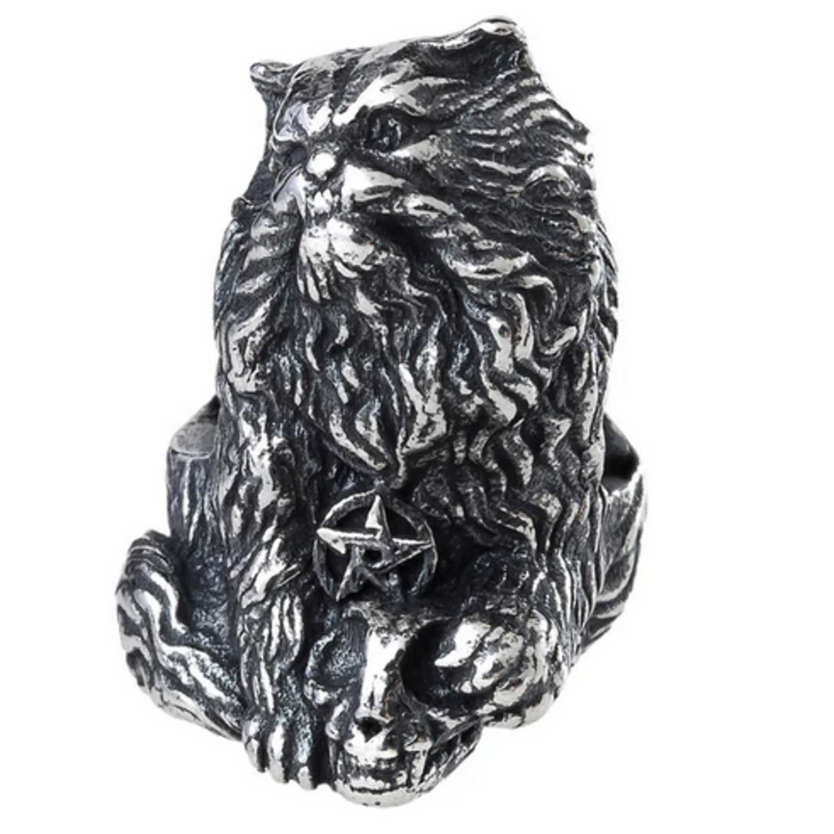 Elfbeads Monster Cat Charm - Sterling Silver