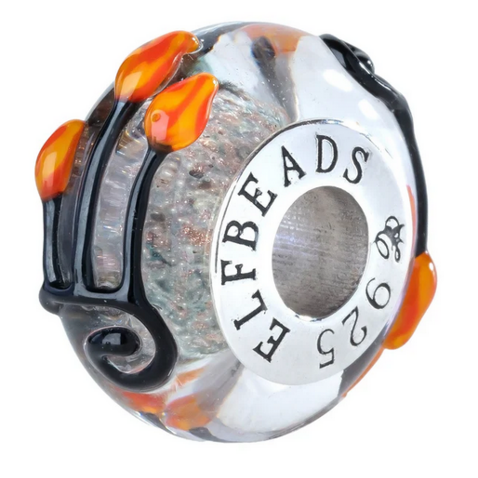 Elfbeads Midnight Magic Chandelier Charm - Artisan Glass