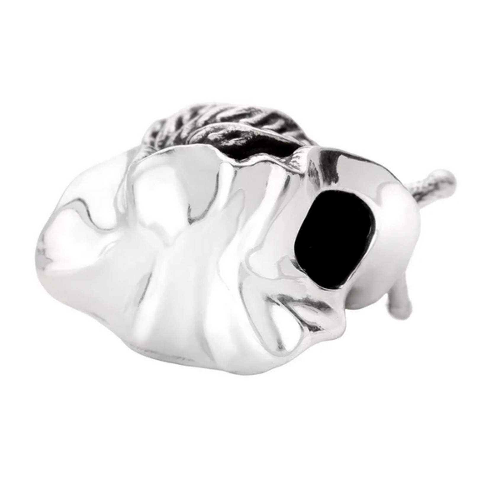 Elfbeads The Fern Snail Guardian Charm - Masterpiece Sterling Silver