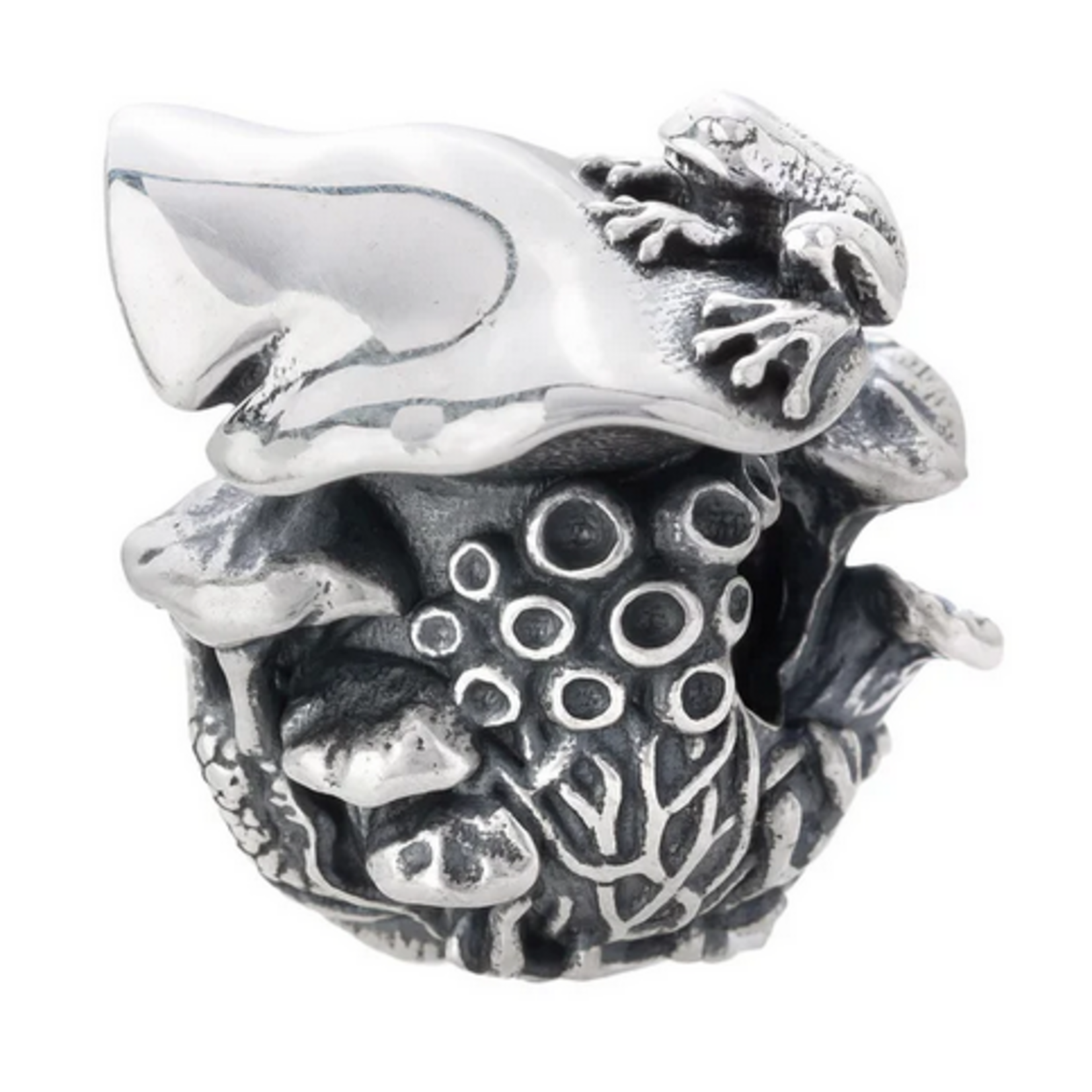 Elfbeads King of Mushrooms Charm - Masterpiece Sterling Silver