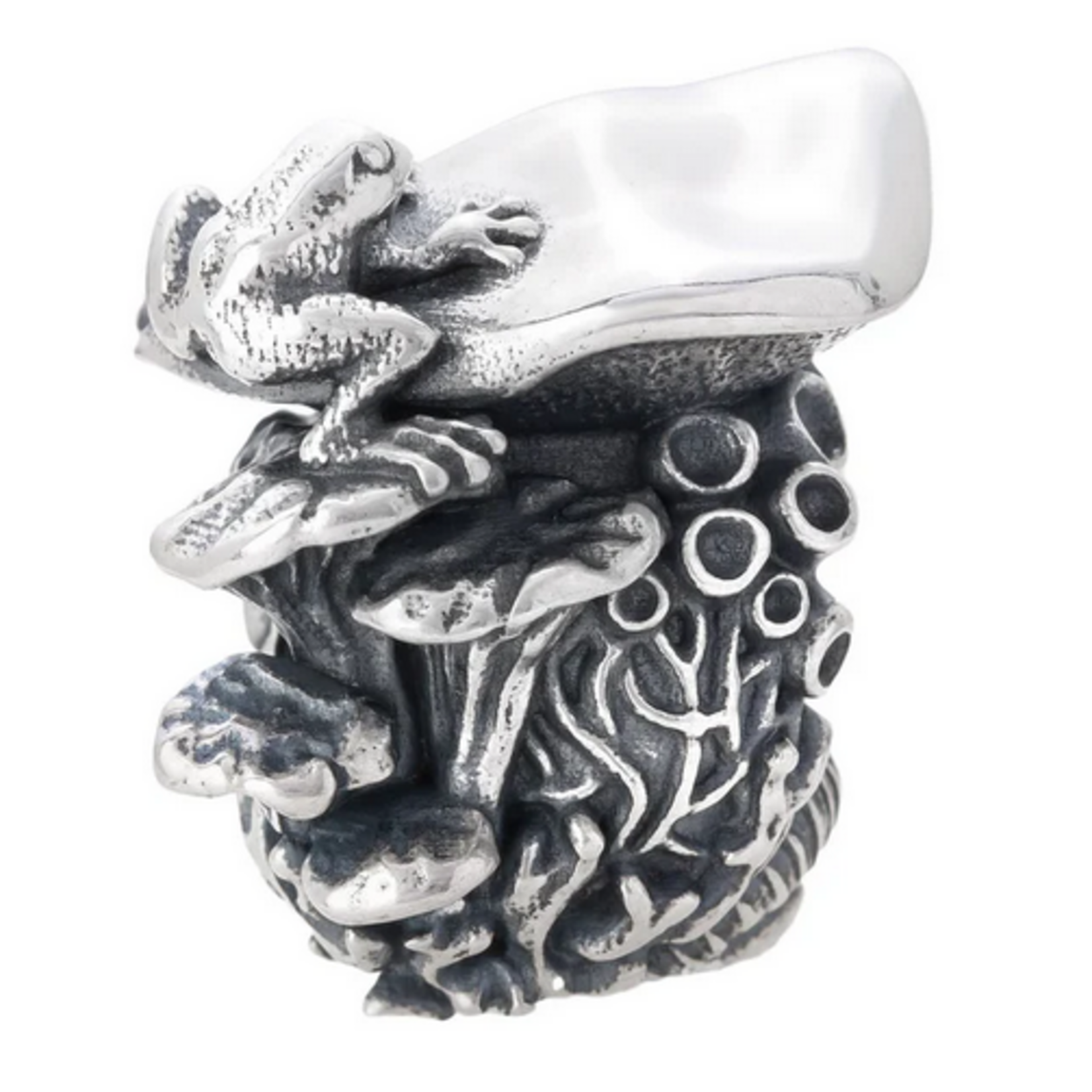 Elfbeads King of Mushrooms Charm - Masterpiece Sterling Silver