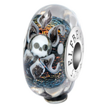 Elfbeads Skullflower Charm - Artisan Glass