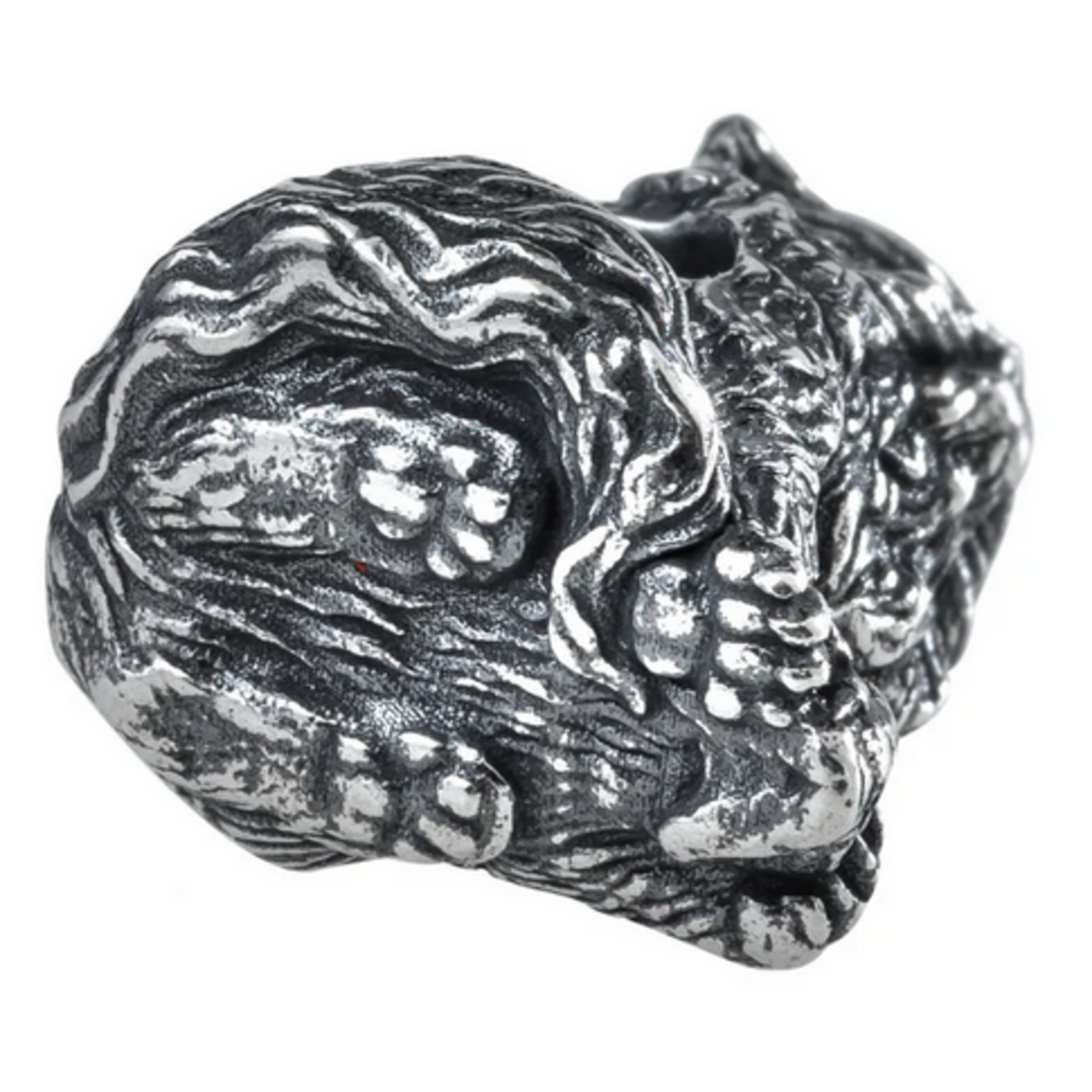 Elfbeads Monster Cat Charm - Sterling Silver