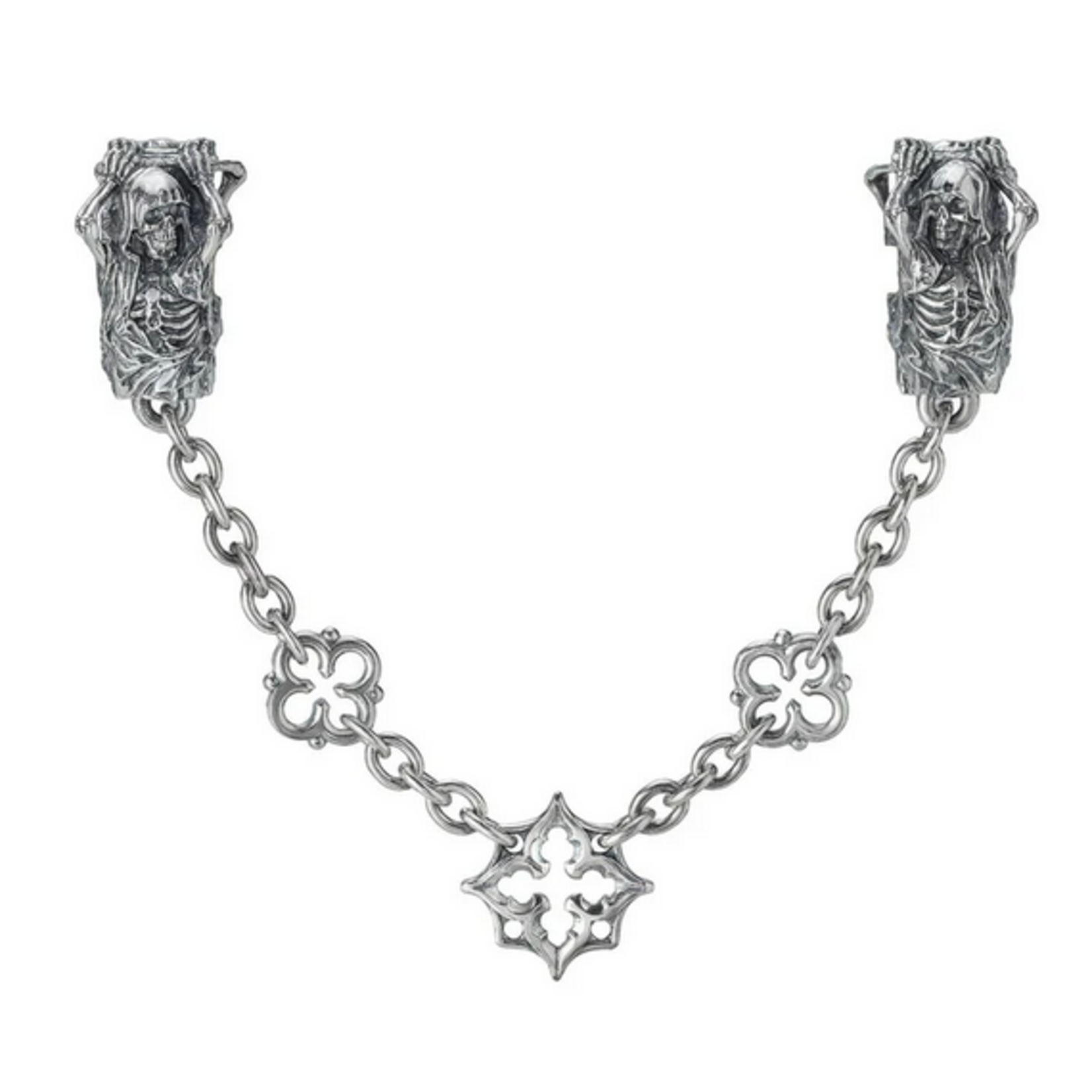 Elfbeads Cathedral of Shadows Safety Chain - Masterpiece Sterling Silver