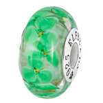 Elfbeads Apple Petals Snow Charm - Artisan Glass