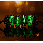 Elfbeads Christmas Lights Starlight Red Charm - Artisan Glass