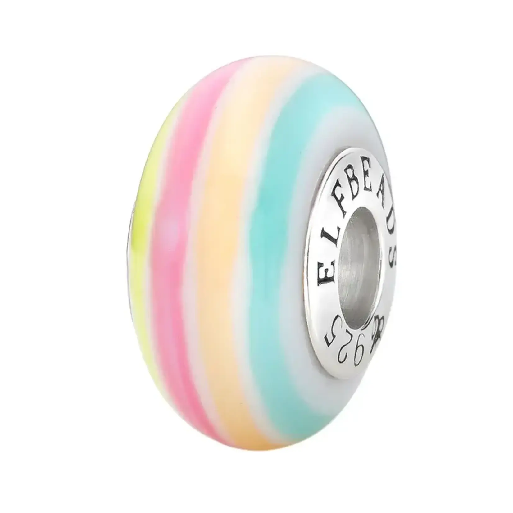 Elfbeads Candy Bunny Trail Charm - Artisan Glass