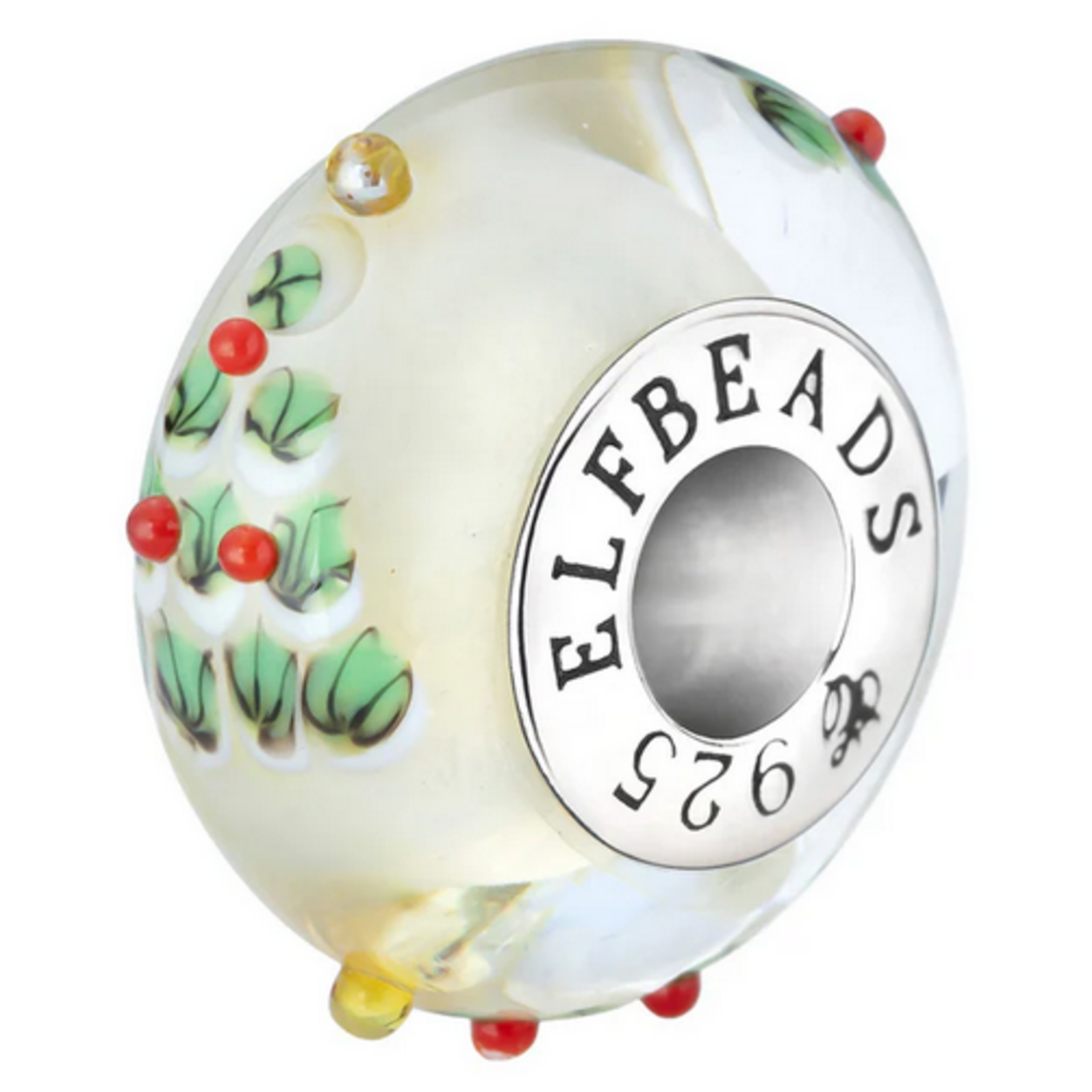 Elfbeads Christmas Tree Wonderland Joy Charm - Artisan Glass