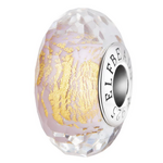 Elfbeads Cotton Candy Spark Fractal Charm - Artisan Glass