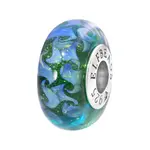 Elfbeads Emerald Night Wonder Charm - Artisan Glass