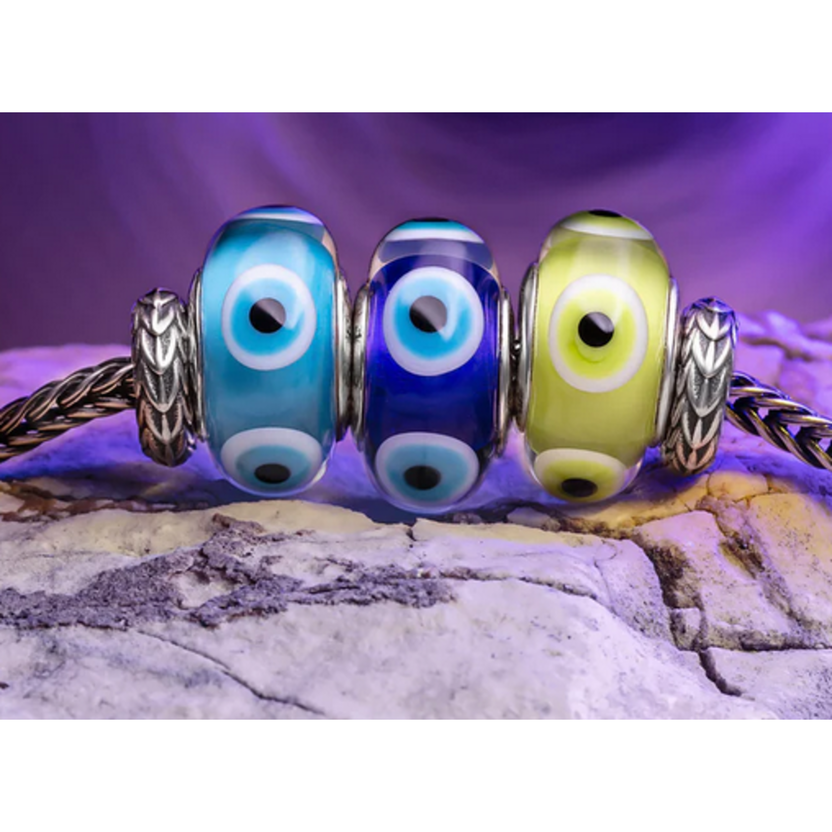 Elfbeads Evil Eye of Prosperity Charm - Artisan Glass