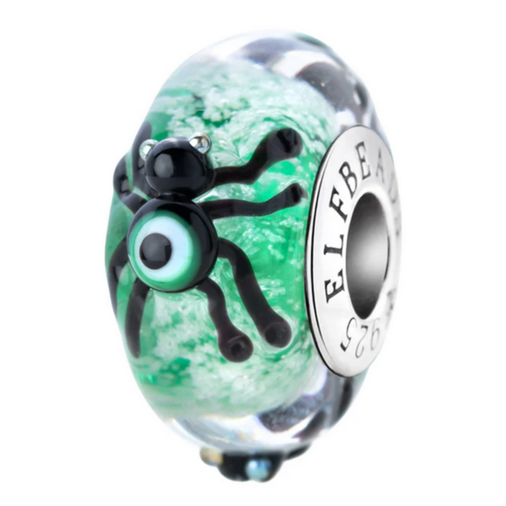 Elfbeads Ghostly Watcher Starlight Charm - Artisan Glass