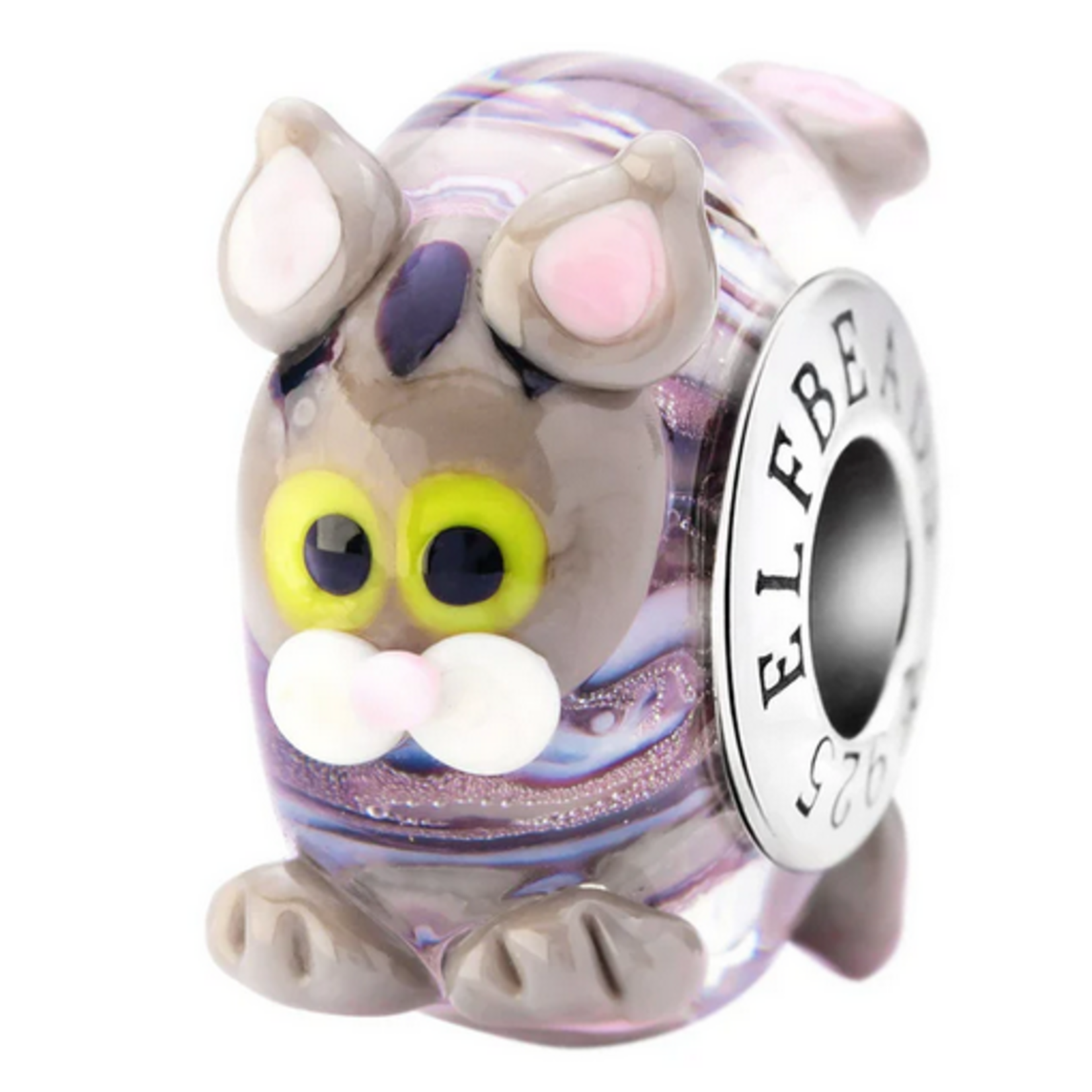 Elfbeads Heart of Gentle Love Charm - Artisan Glass