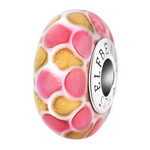 Elfbeads Imperial Passion Scales Charm - Artisan Glass