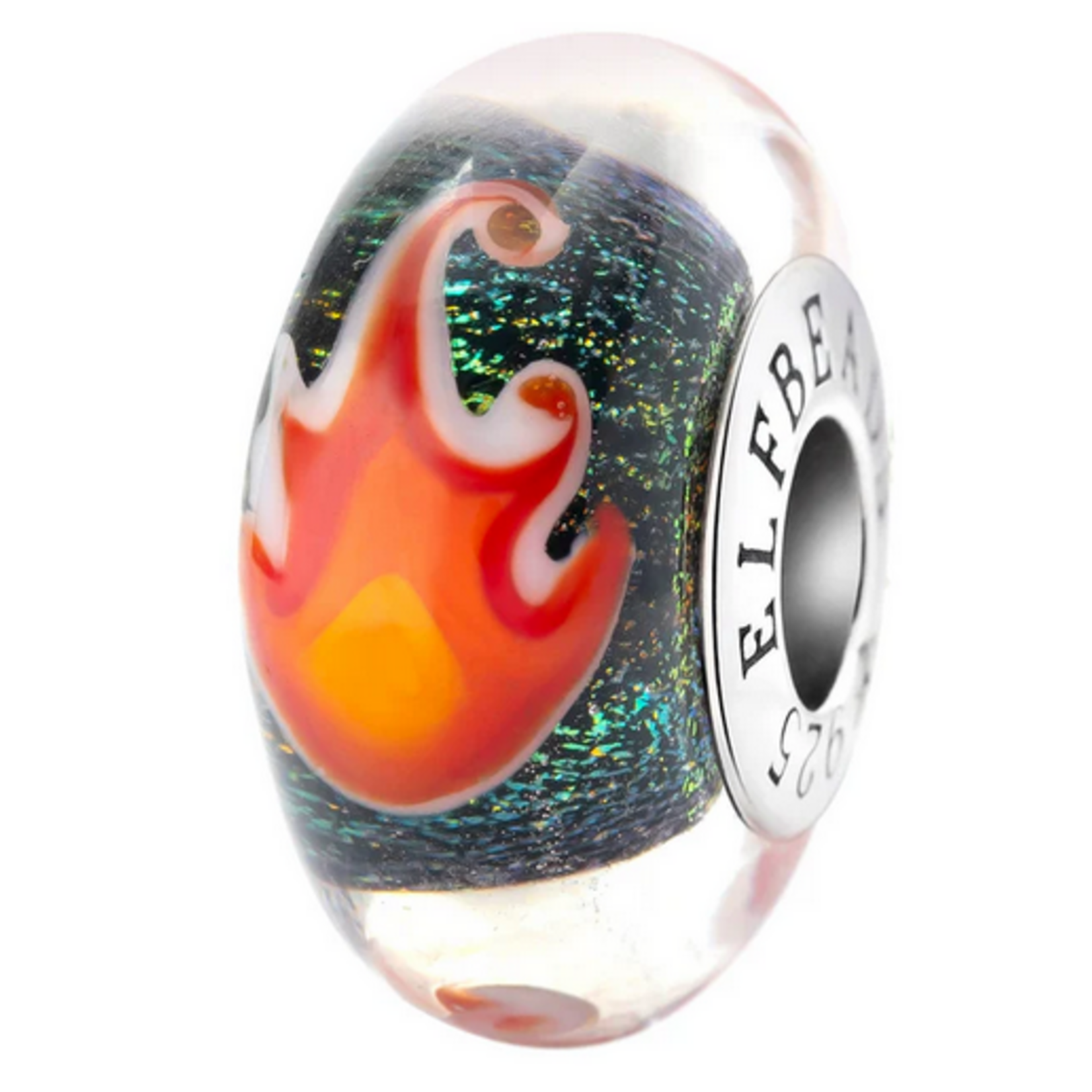 Elfbeads Living Flame Charm - Artisan Glass