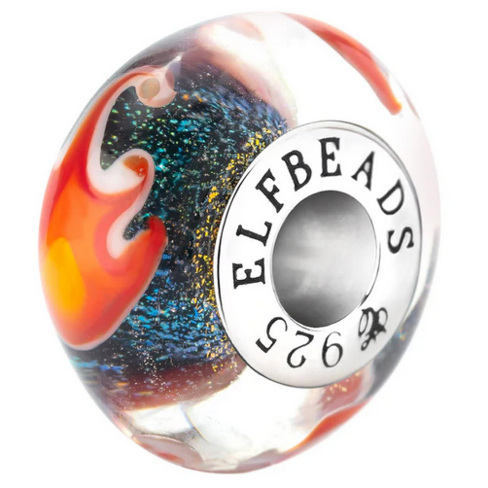 Elfbeads Living Flame Charm - Artisan Glass
