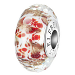 Elfbeads Merry Spark Golddust Fractal Charm - Artisan Glass