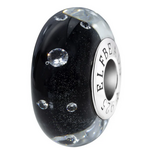 Elfbeads Midnight Monroe Charm - Artisan Glass