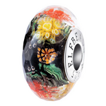 Elfbeads Midnight Reef Fractal Charm - Artisan Glass