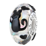 Elfbeads Moonlit Love Noir Charm - Artisan Glass