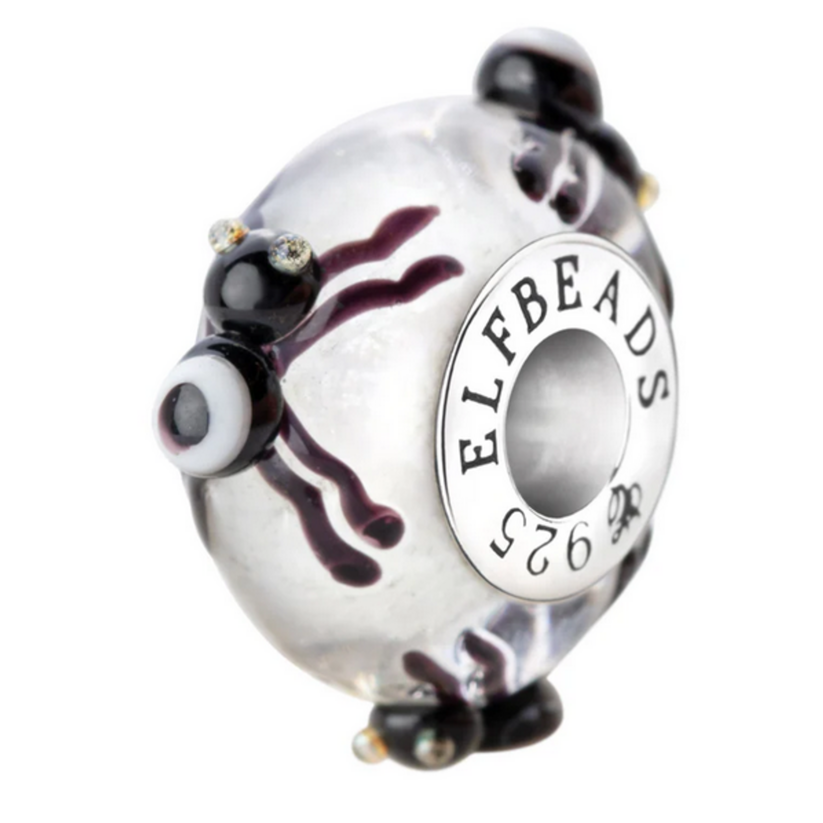 Elfbeads Nightmare Watcher Starlight Charm - Artisan Glass