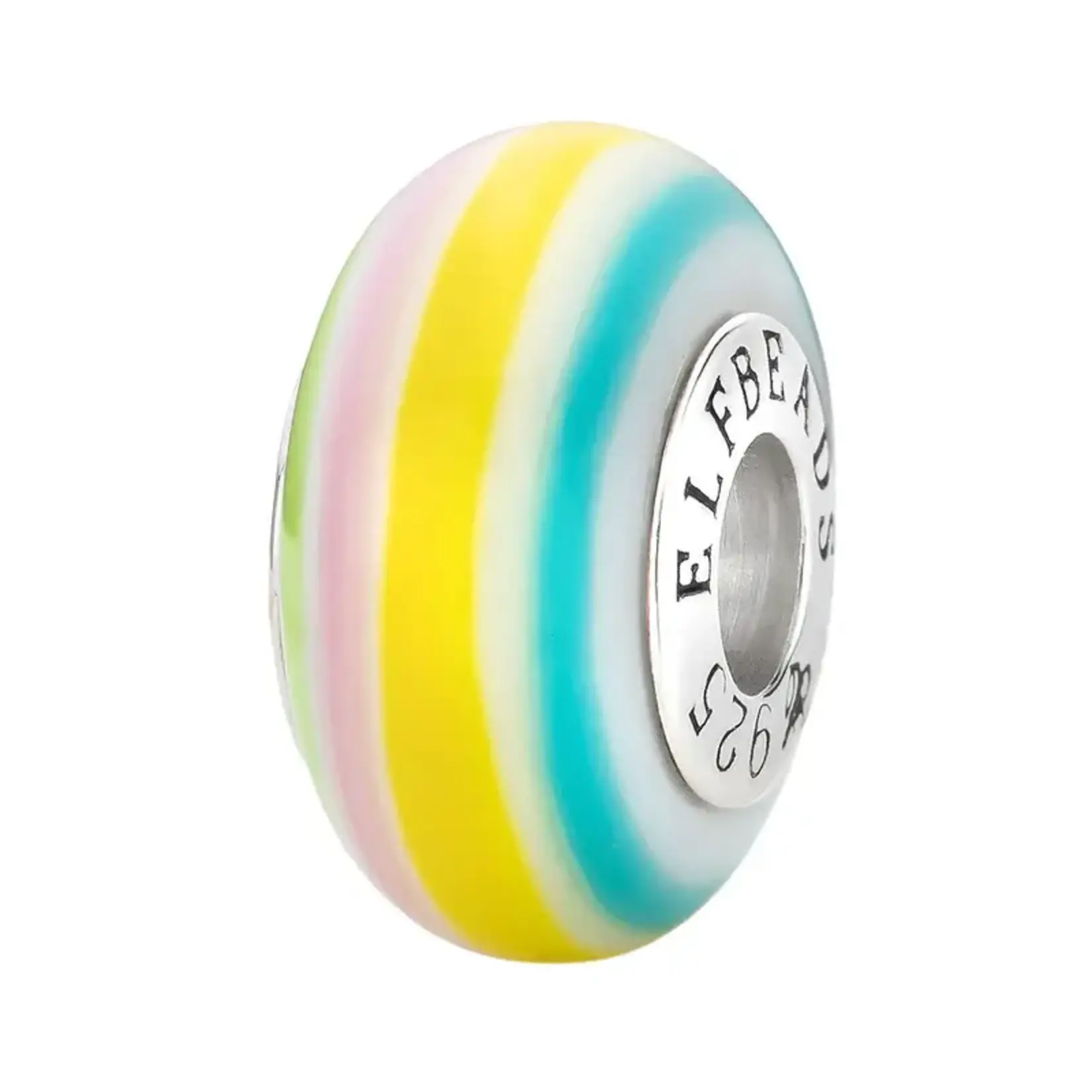 Elfbeads Joyful Bunny Trail Charm - Artisan Glass