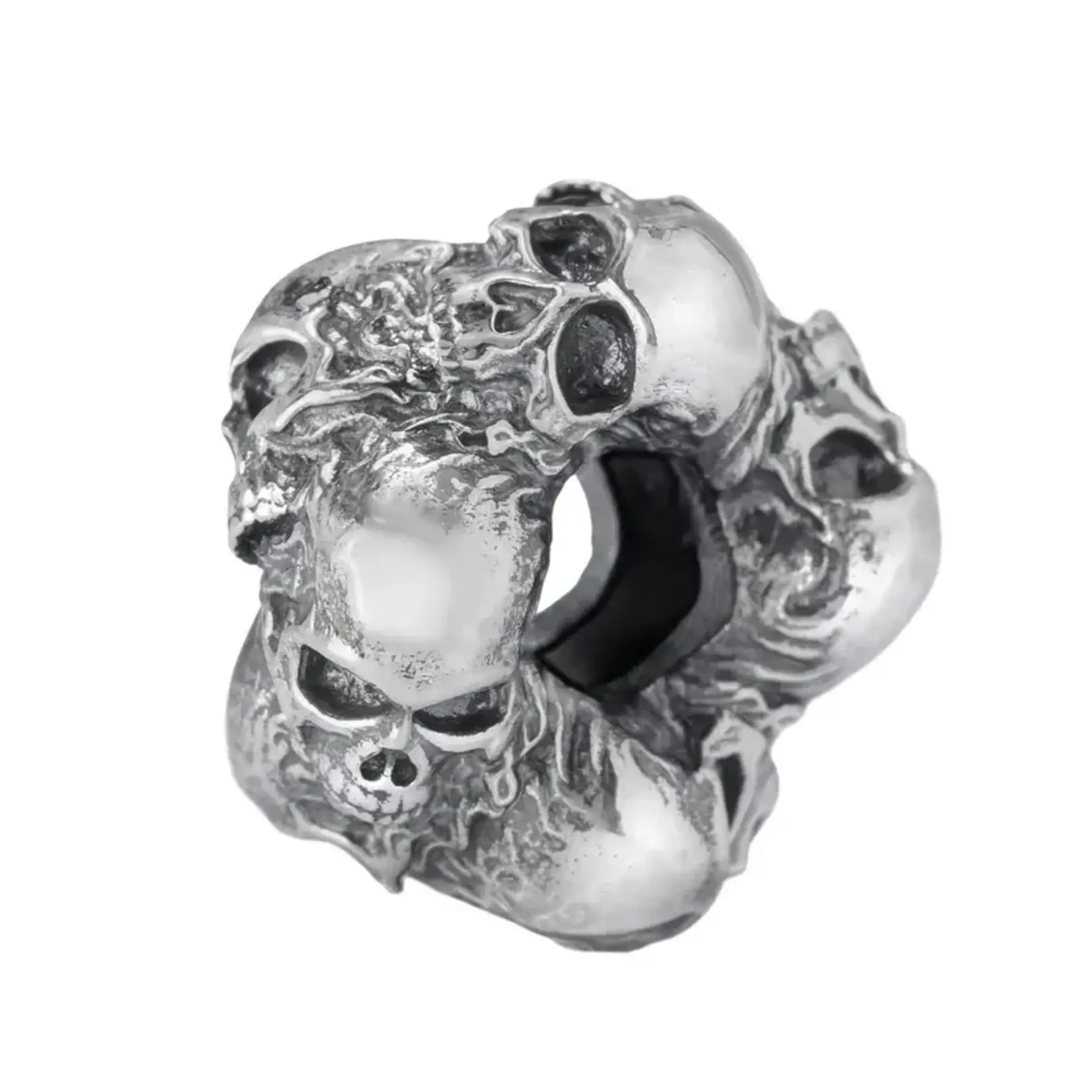 Elfbeads Skullfog Charm - Sterling Silver