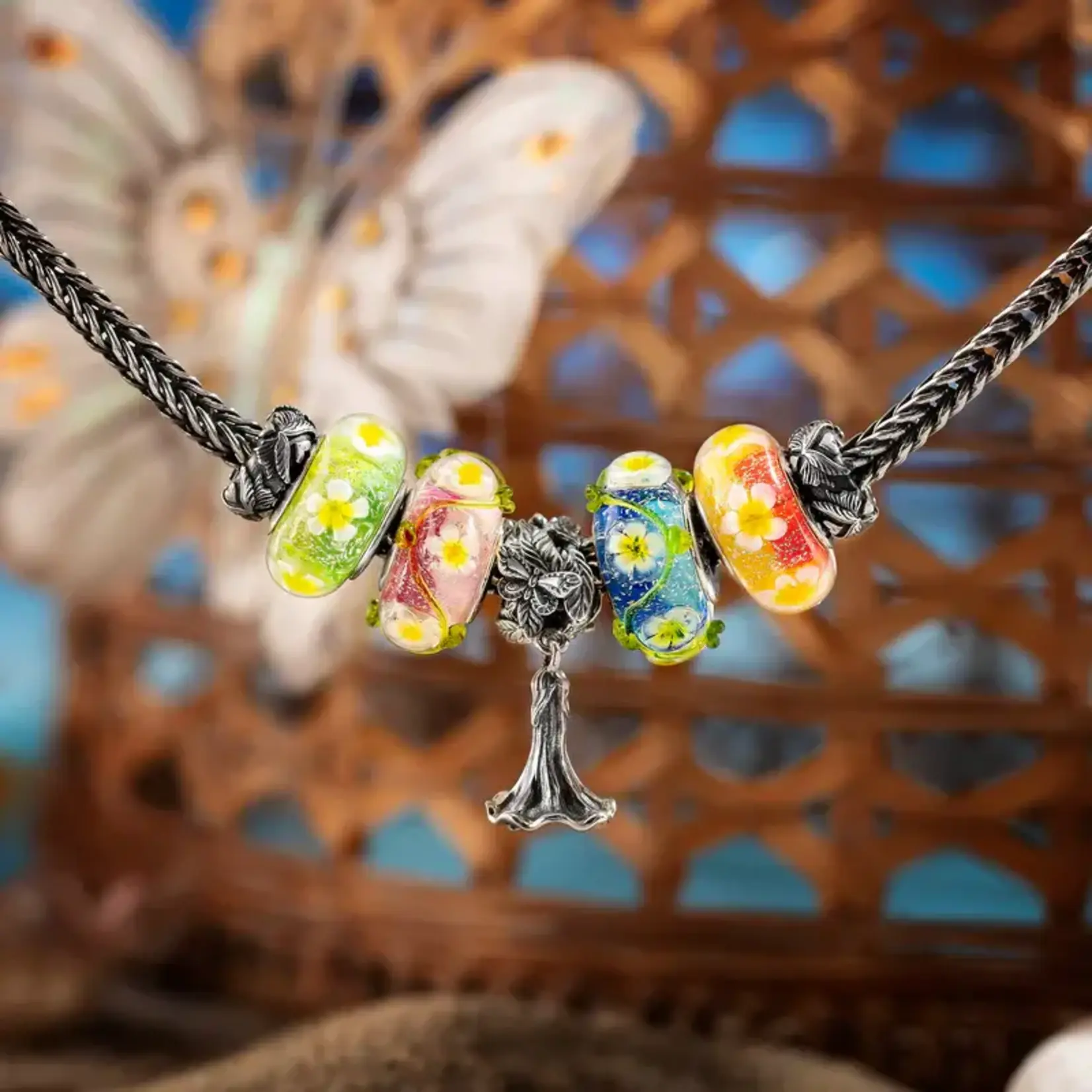 Elfbeads Citrus Grove Charm - Artisan Glass