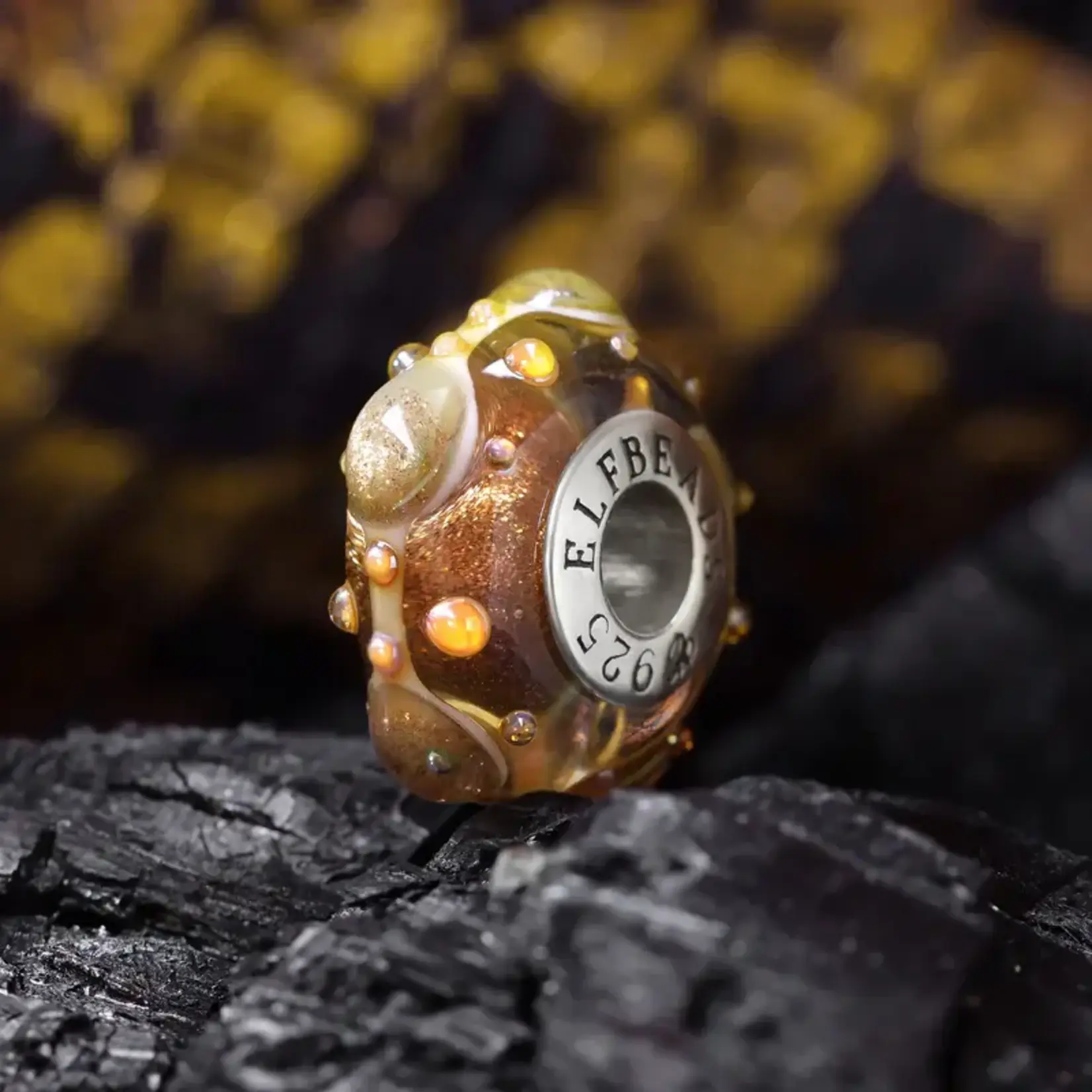 Elfbeads Dragon Eyes Prosperity Charm - Artisan Glass