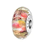 Elfbeads Merry Wonder Golddust Fractal Charm - Artisan Glass