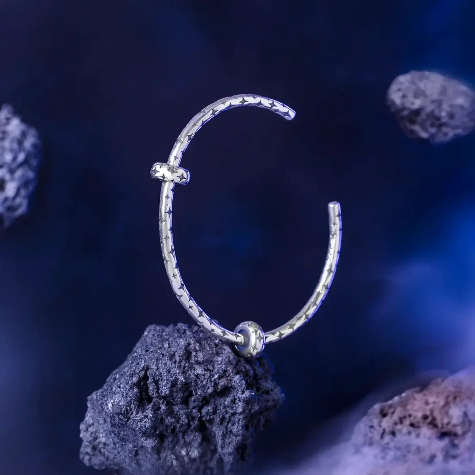 Elfbeads Star Bangle - Sterling Silver