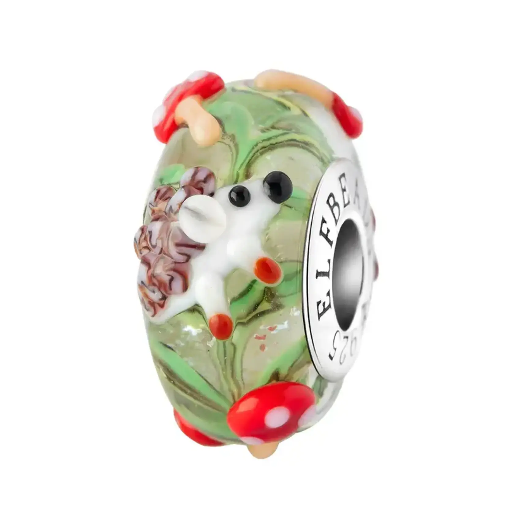 Elfbeads Mushie Keeper Charm - Artisan Glass